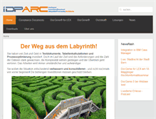 Tablet Screenshot of idparc.ch